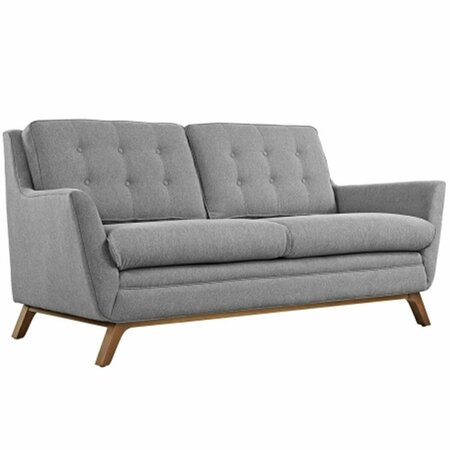 EAST END IMPORTS Beguile Fabric Loveseat- Expectation Gray EEI-1799-GRY